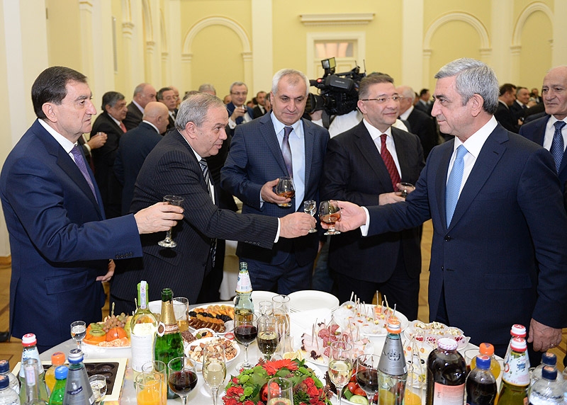 Serzh Sargsyan says there was economic efficiency in the passing year
