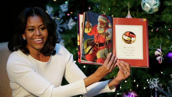 First Lady joins U.S. President Obama to offer holiday message