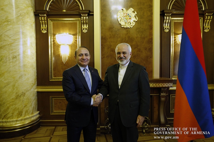 ՀՀ վարչապետն ու Իրանի ԱԳ նախարարը քննարկել են երկկողմ 
համագործակցության հարցերի լայն շրջանակ