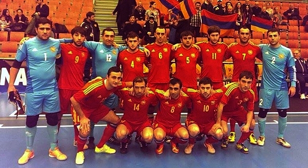 Национальная сборная по футзалу Армении уже в Москве