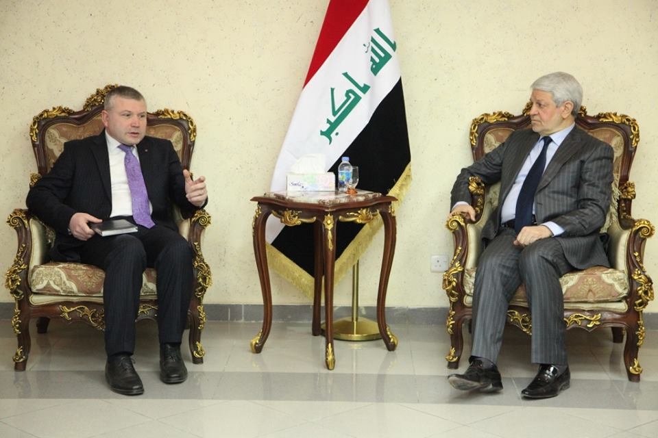 Ambassador Karen Grigoryan meets with Iraq's Minister of Transport