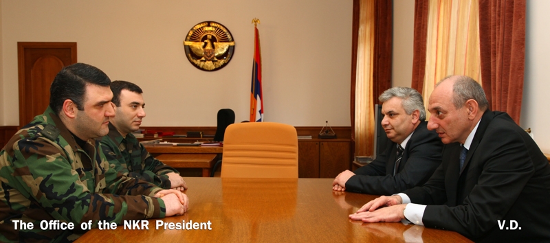 Artsakh Republic President Bako Sahakyan meets with Armenia’s Prosecutor General