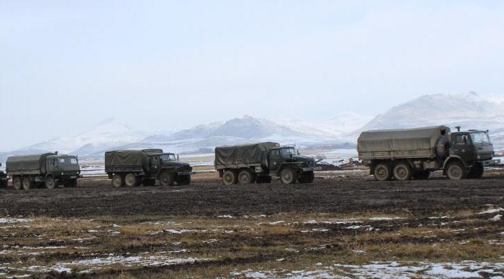 В Армении начались занятия с военными водителями ЮВО