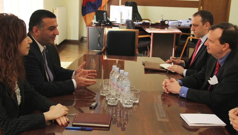 Armenia’s Labor and Social Affairs Minister presents U.S. Ambassador with reforms in 
children’s rights protection
