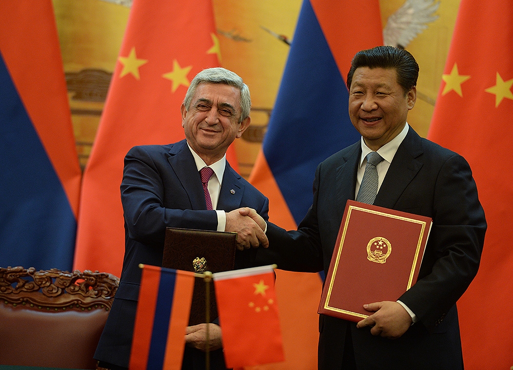 Հայաստանն ու Չինաստանը համագործակցության խորացման վերաբերյալ 
համատեղ հռչակագիր են ստորագրել 