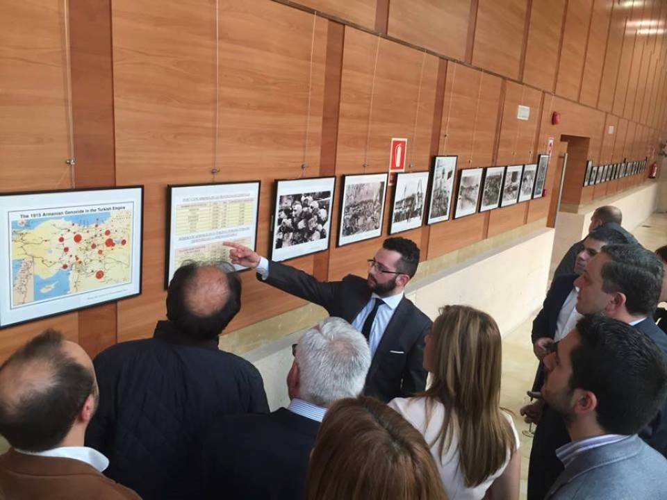 Armenian Genocide centennial dedicated expo held in Spain’s Pinto