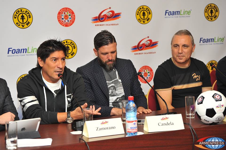 International football legends are very happy to be in Armenia