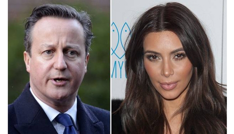 British Prime Minister claims he is Kim Kardashian's 13th cousin
