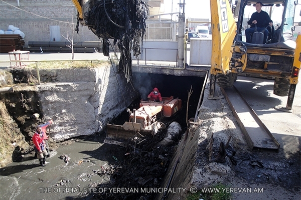 Работа по очистке русл рек в Ереване пройдет до 15-го апреля