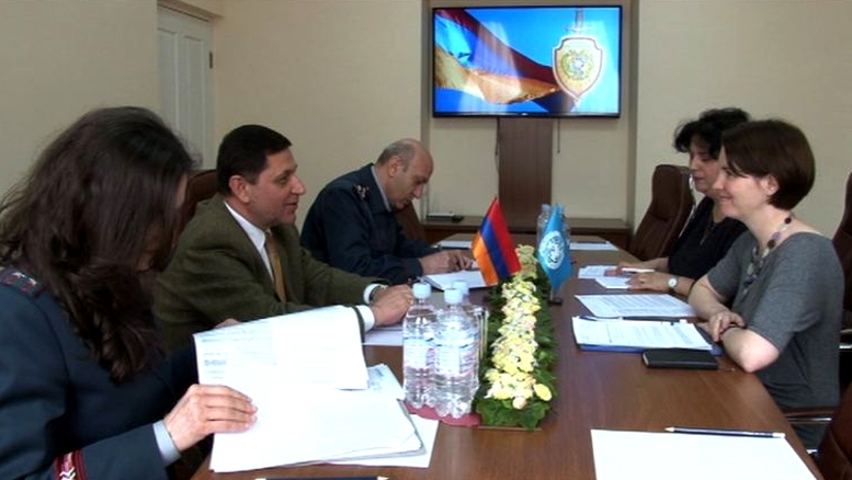 Officer-in-Charge of the Representation of UNHCR in Armenia
visits the Police of the Republic of Armenia
