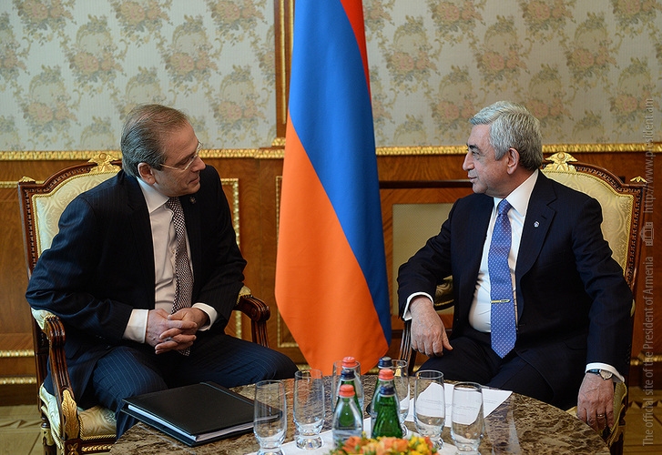 Armenia's President hosts Chairman of EDB Management Board