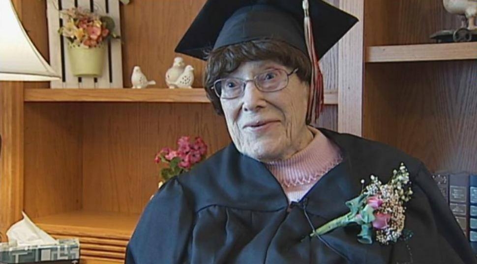 ԱՄՆ-ի բնակչուհին 103 տարեկանում միջնակարգ դպրոց է ավարտել