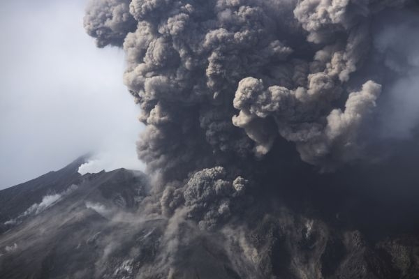 Mexico's Colima Volcano spews colossal column of ash