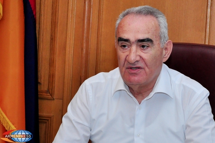 Parliamentary speaker sends message of condolence on the death of Harutyun Keheyan