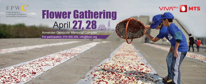 Flower Gathering event to be held at Armenian Genocide Memorial on April 27-28