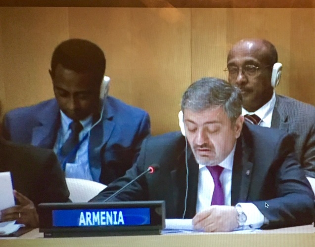 Armenia’s Deputy Prime Minister attends Ministerial Segment of UN ECOSOC Special 
High-Level Meeting