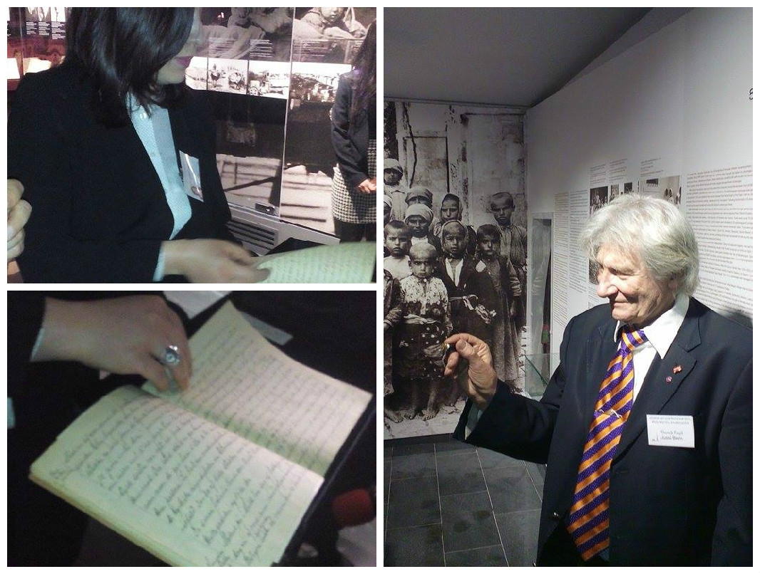 Внук норвежской миссионерки подарил Музею-институту Геноцида армян рукописи 
своей бабушки