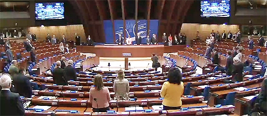 PACE delegates stood and respected memory of Armenian Genocide victims