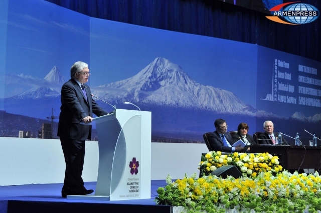 Armenia's FM delivers address at Global Forum "Against the Crime of Genocide"