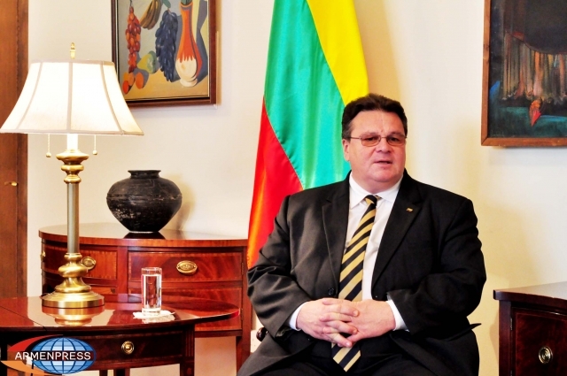 Литва делит скорбь армян: Линас Линкявичус