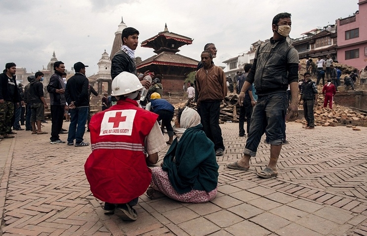 Число жертв землетрясения в Непале достигло 3218 человек