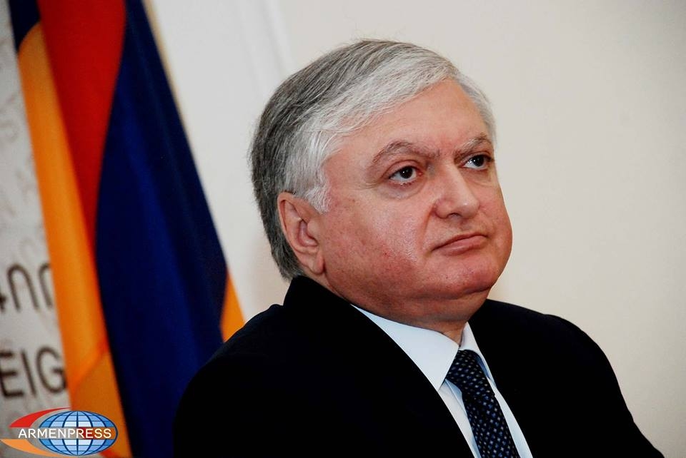 Armenia’s FM to meet OSCE MG co-chairs