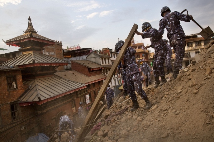 Из-за землетрясения в Непале наблюдается резкое поднятие почв