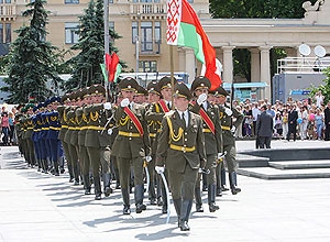 Военные музыканты из США примут участие в параде 9 Мая в Минске