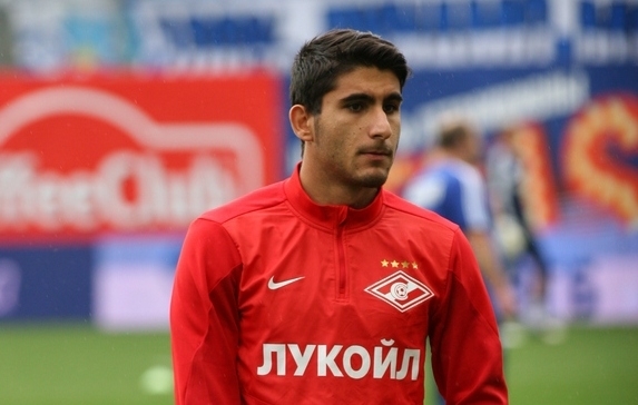 Aras Ozbiliz is trained with "Spartak" general team