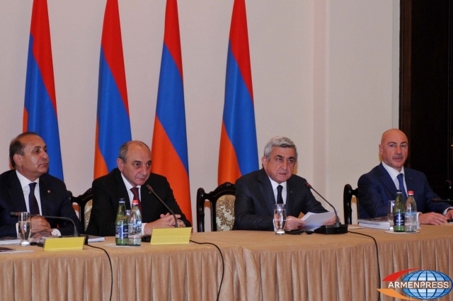The Centennial won’t mark the end; we’ll be working constantly until we achieve 
international recognition of the Armenian Genocide: Armenian President