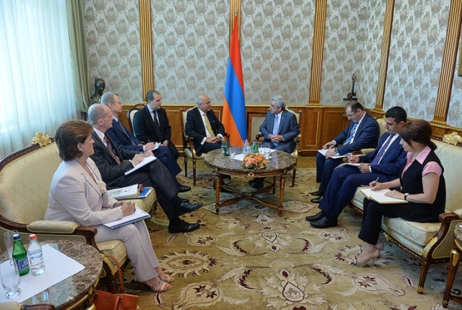 МВФ был и остается партнером Армении: президент принял 
регионального директора МВФ