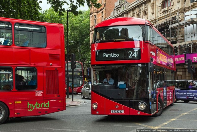 Լոնդոնում փորձարկում են միայն Էլեկտրականությամբ աշխատող երկհարկանի ավտոբուսներ 