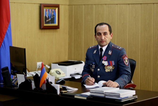 Стало известно имя нового начальника дорожной полиции Армении