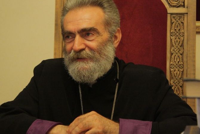 Chapel bears shots during diversion: Archbishop Pargev Martirosyan speaks 
about Artsakh Diocese 