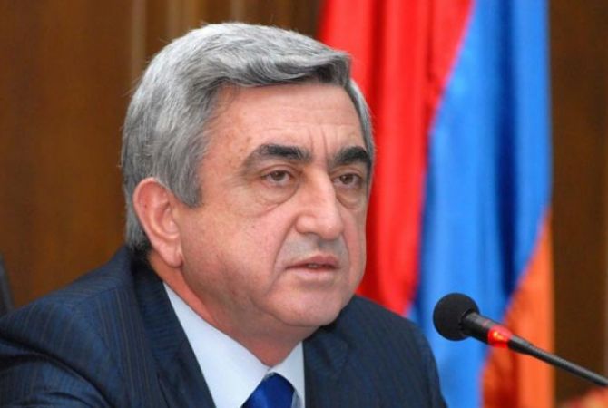 Armenia’s President Serzh Sargsyan sends condolence on Gagik Hovhannisyan’s demise 