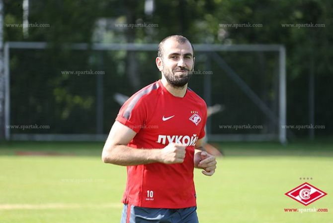 Yura Movsisyan hopes to return to full training