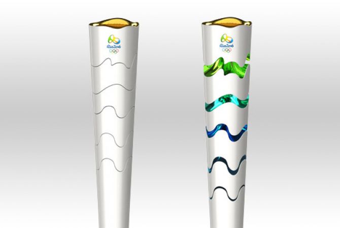 Organising Committee for the Rio 2016 Olympic Games reveals Olympic torch 