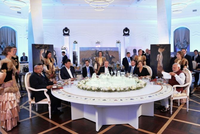 EAEU, BRICS and SCO leaders meeting started