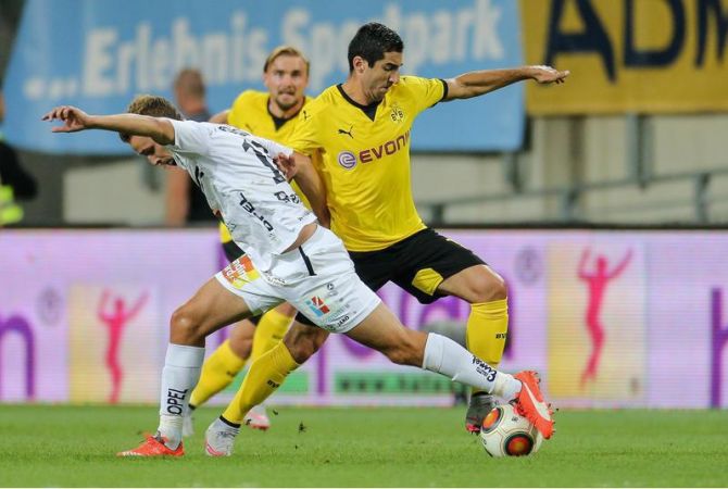 Borussia wins in Europa League first leg: Mkhitaryan assists to score a goal