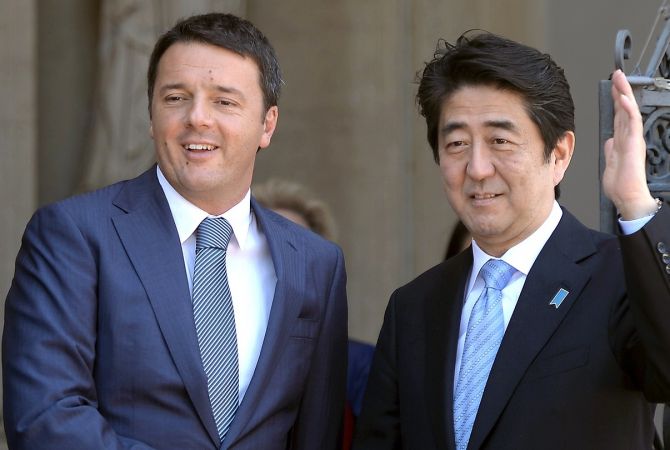 Премьеры Японии и Италии выступили за продолжение диалога с Россией