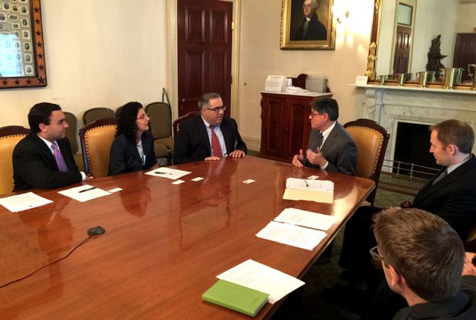 ANCA discusses Armenia – U.S. economic relations with U.S. Treasury Secretary