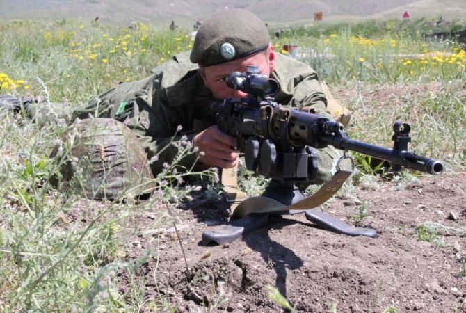  В Армении начались состязания снайперов российского соединения ЮВО  