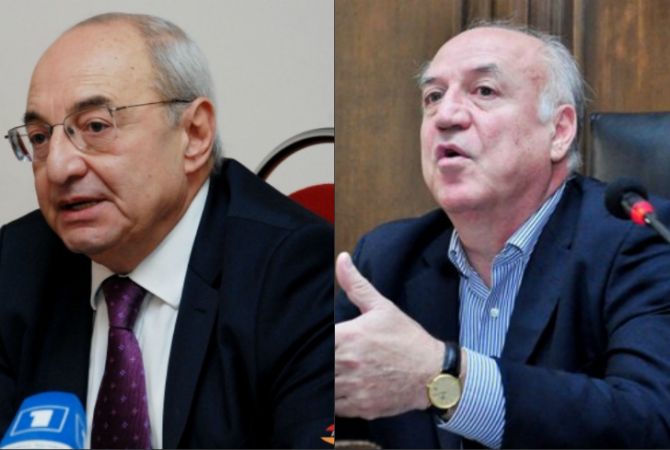 Vazgen Manukyan and Artashes Geghamyan comment on results of meeting with President