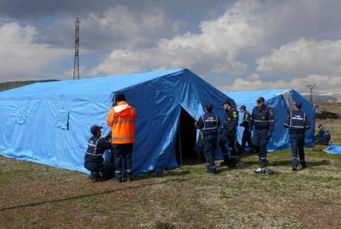 Армянские спасатели сдают экзамены на международную квалификацию