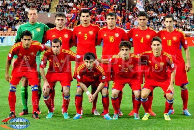 Armenia national football team improves its position on FIFA Ranking table
