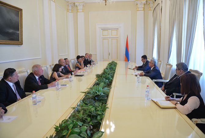 Армяно-французские отношения за последние годы приобрели новое качество: президент 
Армении