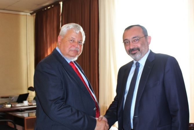 Nagorno Karabakh Republic Foreign Minister receives Andrzej Kasprzyk