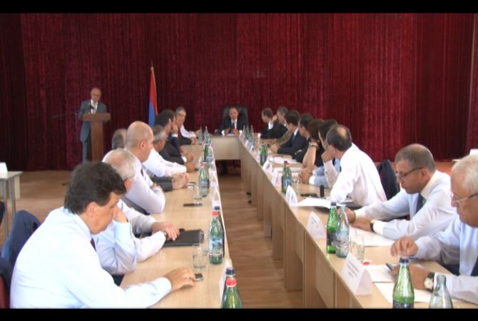 Republic of Armenia conditional outgoing Government session in framework of “Shant 2015” 
Exercises