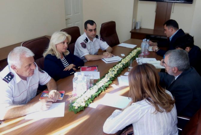 Delegation of UNICEF Office in Armenia visits Republic of Armenia Police
