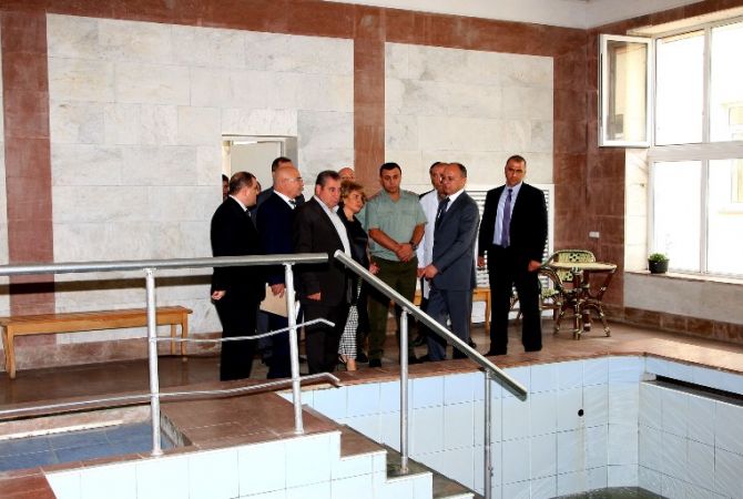  Сейран Оганян посетил здравницу «Горная Армения» в Дилижане 